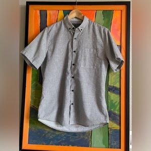 Button-down collared shirt by Topman